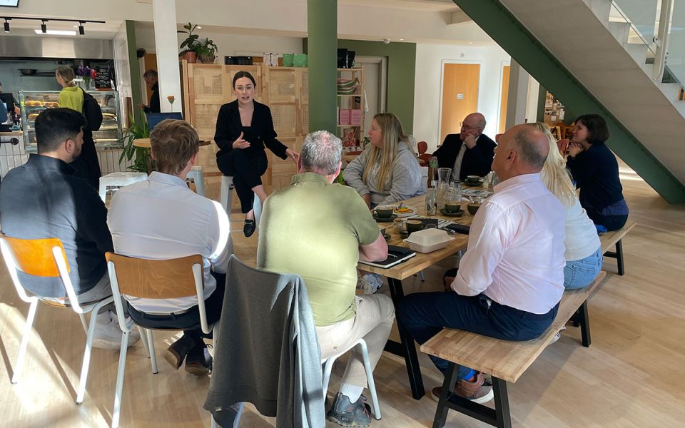 speaker event at Juice networking